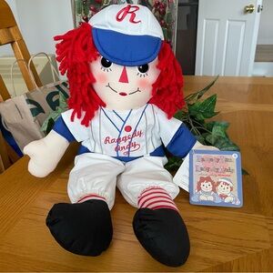 Aurora Raggedy Andy Baseball Doll